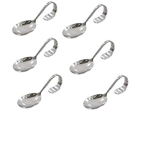6 Pack Appetizercanape Serving Spoons Oval