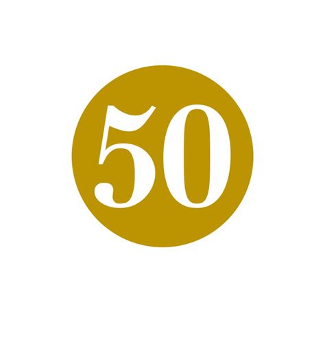 50th Birthday Png 50 Png Clip Art Library