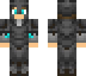How to get netherite in minecraft 1.16. Blue Diamond Boy In Netherite Armor | Minecraft Skin