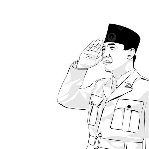 Soekarno Presiden Indonesia Pahlawan Soekarno Garis Seni Png Dan