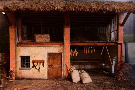 Gambar : lumbung, suasana, gudang, pondok, gubuk, model, kuno, perapian