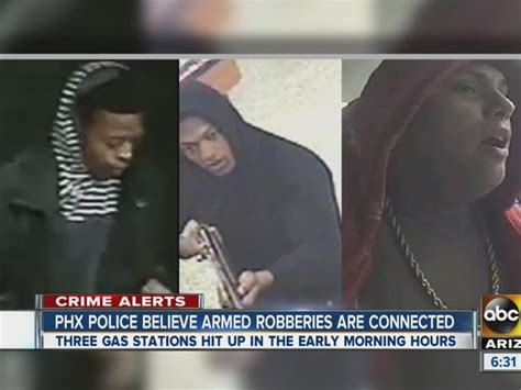 Pd 3 Suspects Sought After 3 Armed Robberies