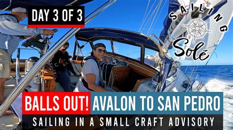 Balls Out Sailing In A Small Craft Advisory Youtube