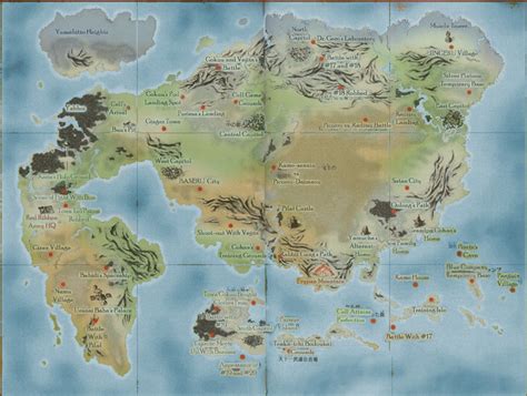 Dragonball World Map • Kanzenshuu