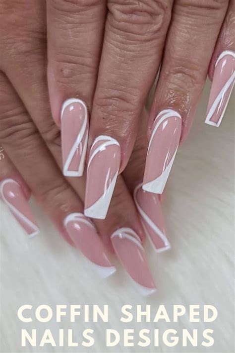Simple Nail Designs 2022 Coffin ~ 47 Perfect Coffin Acrylic Nails