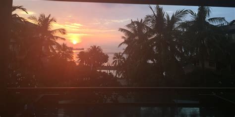 The Sunrise View From Our Balcony At The Grand Aston Bali Bali Nusa Dua