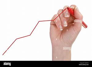 Hand Chart Business Dealings Stock Photo Alamy