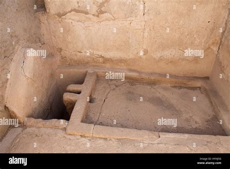 Ancient Egyptian Toilet In The Mortuary Temple Of Ramesses Lll At