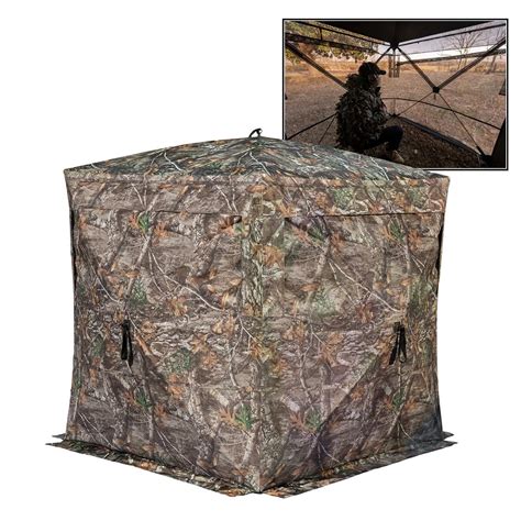 Rhino 600 Ground Blind Mossy Oak Pop Up Hunting Blind