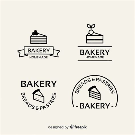 Premium Vector Flat Bakery Logo Template