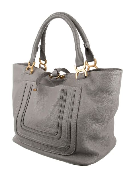 Chloé Large New Marcie Tote Handbags Chl123835 The Realreal