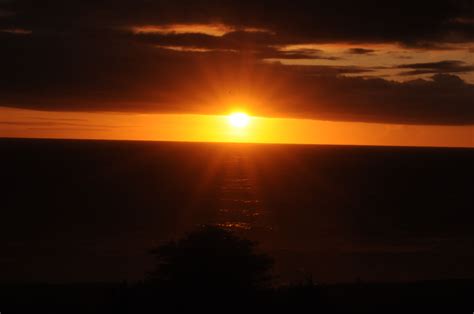 Sun Melting Into The Ocean Mendocino Coast Mendocino Coast Nature