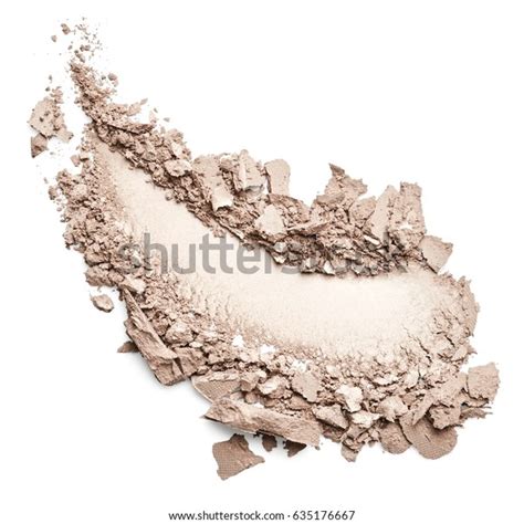 Face Powder Stroke Isolated On White Stock Photo 635176667 Shutterstock