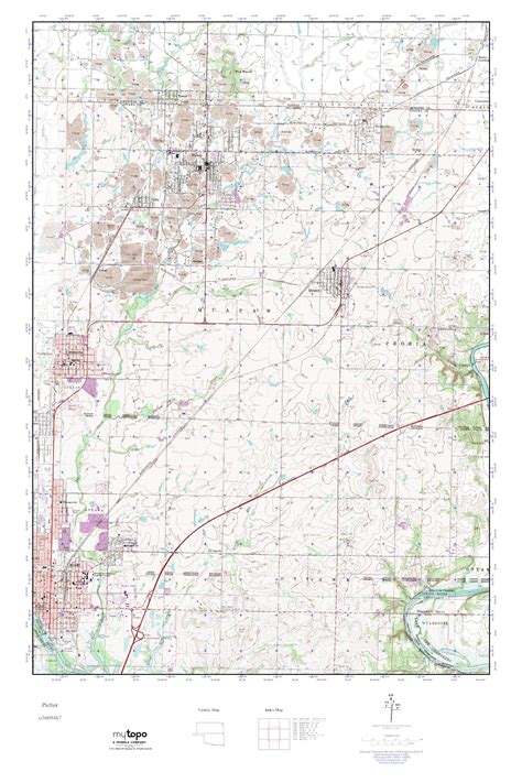 Mytopo Picher Oklahoma Usgs Quad Topo Map