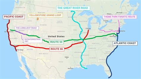 Map Of Usa Driving Routes Topographic Map Of Usa With States