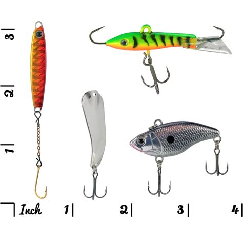 Ice Fishing Tackle Kit Beginner Ice Fishing Lures Tailored Tackle