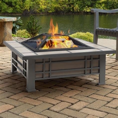 Picture Of Outdoor Wood Burning Fire Pits Real Flame Morrison Steel