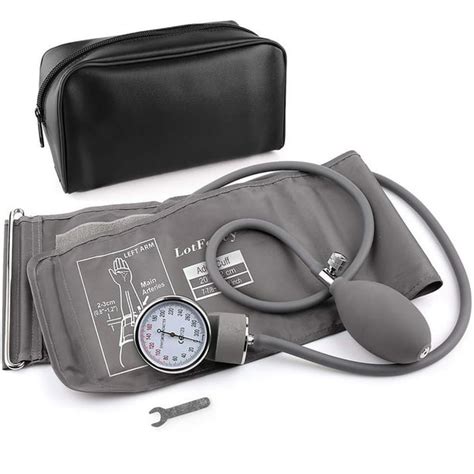 Aneroid Sphygmomanometer Lotfancy Blood Pressure Gauge With Manual