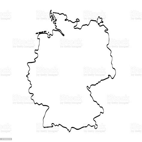 Entdecke günstige angebote in deinem ikea einrichtungshaus & online. Deutschland Karte Umriss Grafik Freihandzeichnen Auf ...