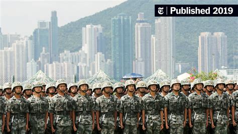 What Is The Chinese Military Doing In Hong Kong The New York Times