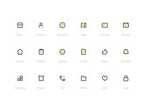 Common Icon Practice By 是宅阿星 For Ufo On Dribbble