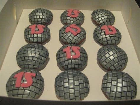 Disco Ball Cupcakes
