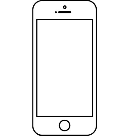 Technoboz Mobile Phone Drawing Black And White