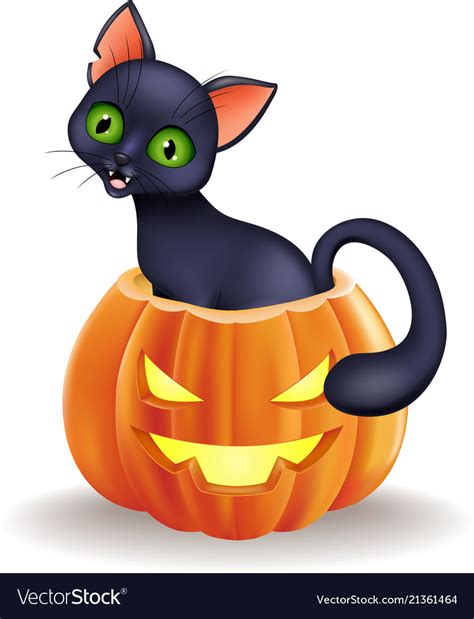 34 Black Cat Images Cartoon Furry Kittens