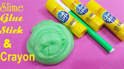 Glue Stick Slime How To Make Slime With Glue Stick Simple Youtube