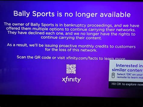 Anyone else affected by the Comcast/Xfinity & Bally Sports outage? : r