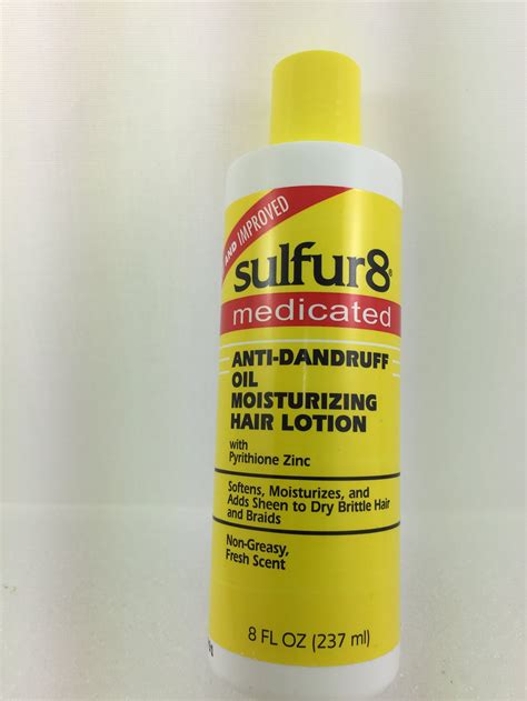I dabbed it on with an applicator bottle. Sulfur 8 Moisturizing Hair Lotion 237 gr Anti - Dandruff Oil
