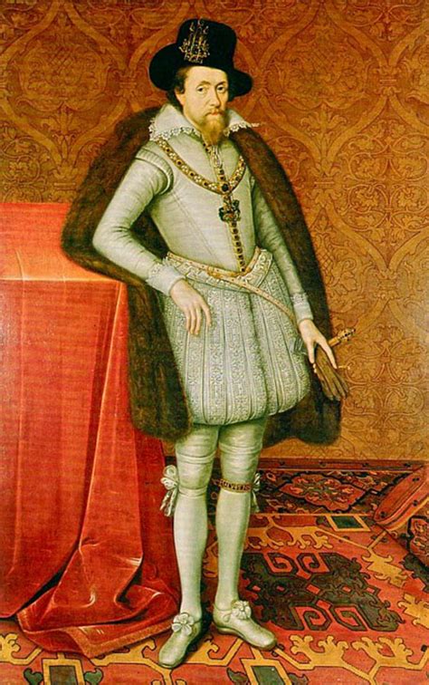 King James I Of England And James Vi Of Scotland By John De Critz The