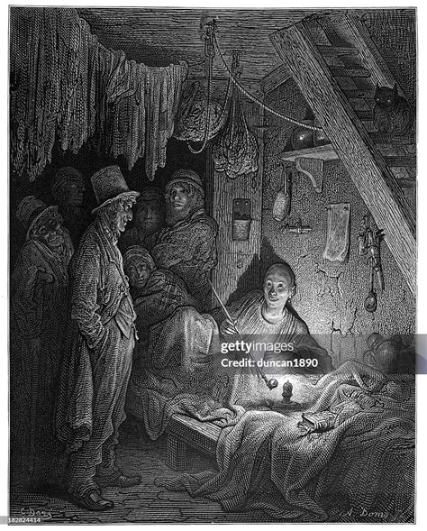 Victorian London An Opium Den High Res Vector Graphic Getty Images