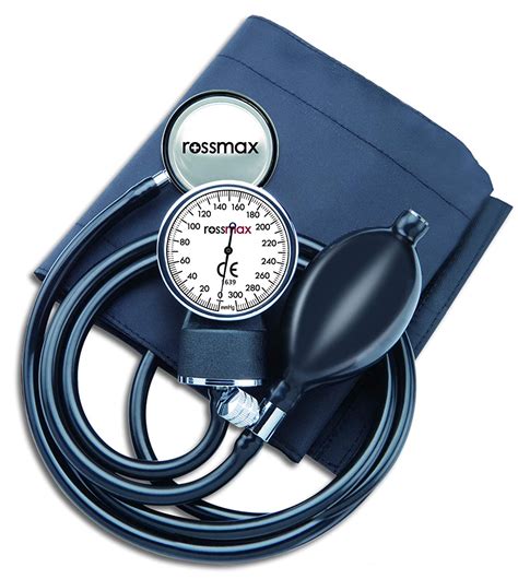 Rossmax Gb102 Aneroid Blood Pressure Monitor Black With Stethoscope