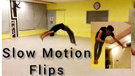 Slow Motion Flips Backflip Areal Cartwheel Dive Learn Flips