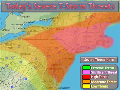 Northeast Weather Action Todays Severe T Storm Threats