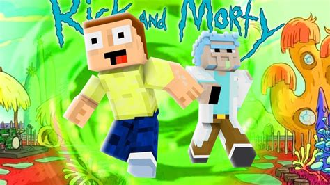Novo Mod Do Rick And Morty No Minecraft Youtube