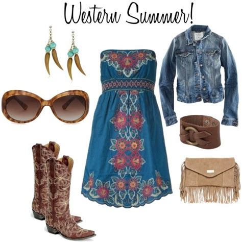 Western Summer Created By Jenn Zeller Cute Country Outfits Western