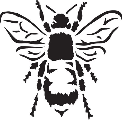 Basic Bee Art Stencil