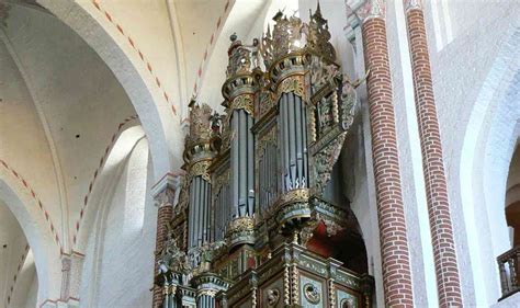 Pipe Organs Roskilde Cathedral Organ In Denmark 1555 Hermann Raphaëlis