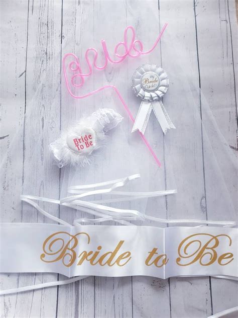 Bride To Be Set Etsy