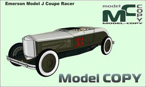 Emerson Model J Coupe Racer 3d Model 37565 Model Copy World