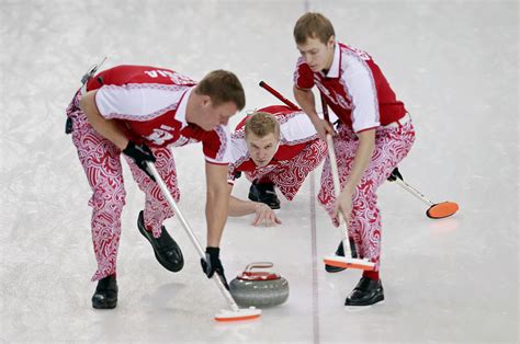 Russian Curling Team At The Olympics In Sochi Wallpapers And Images