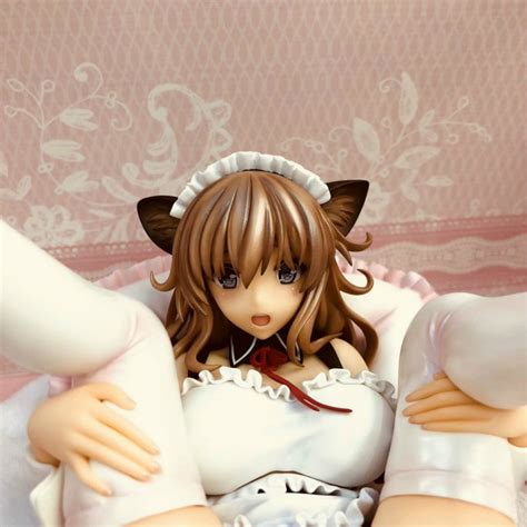 Alphamax Skytube Girl Maid By Misaki Kurchito Hiro Cat 14cm Pvc Action