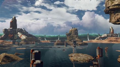 Halo 5 Guardians Escape From Arc Ship Launching Skybox Youtube