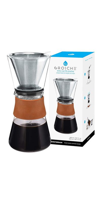 Buy Grosche Amsterdam Pour Over Coffee Maker At Wellca Free Shipping