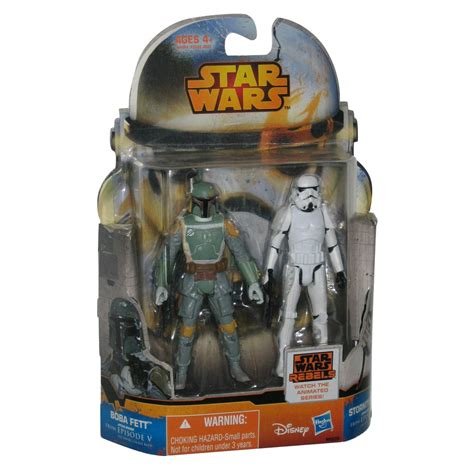 Star Wars Rebels Mission Series Boba Fett And Stormtrooper Figure Set
