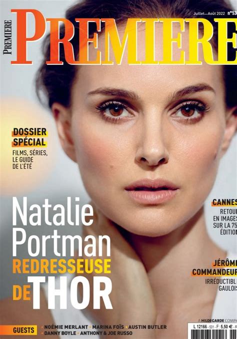 Natalie Portman Premiere Magazine July August 2022 Issue Celebmafia
