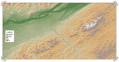 Gis Choosing Colour Ramp To Use For Elevation Math Solves Everything