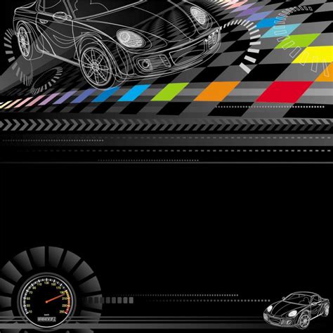 Racing Theme Background Pattern 03 Vector Free Vector 4vector